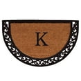 thumbnail image 1 of Calloway Mills Ornate Scroll Monogram Outdoor Doormat 2' x 3' (Letter K), 1 of 5