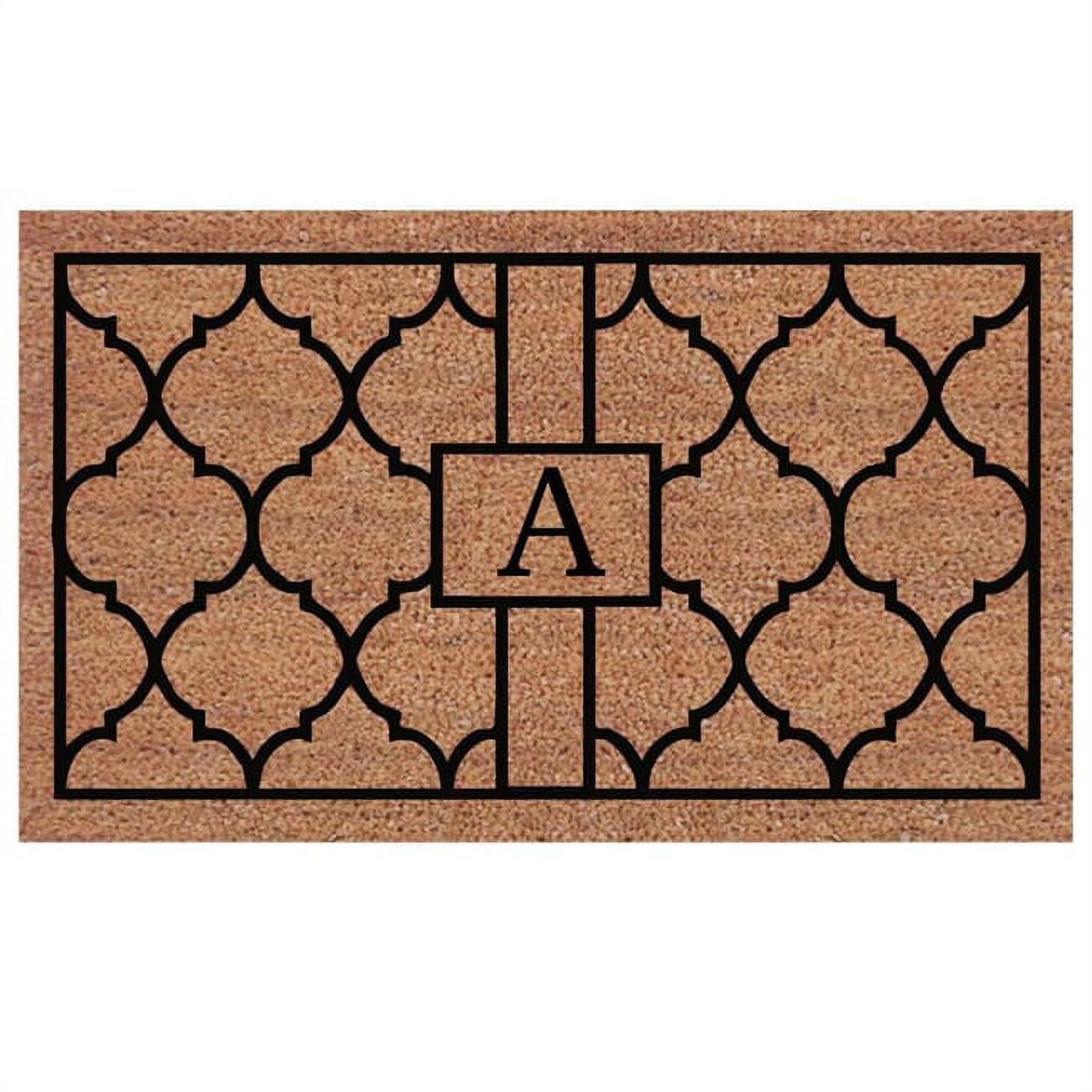 Calloway Mills Pantera Monogram Outdoor Doormat, Extra-thick 18" x 30" (Letter C)