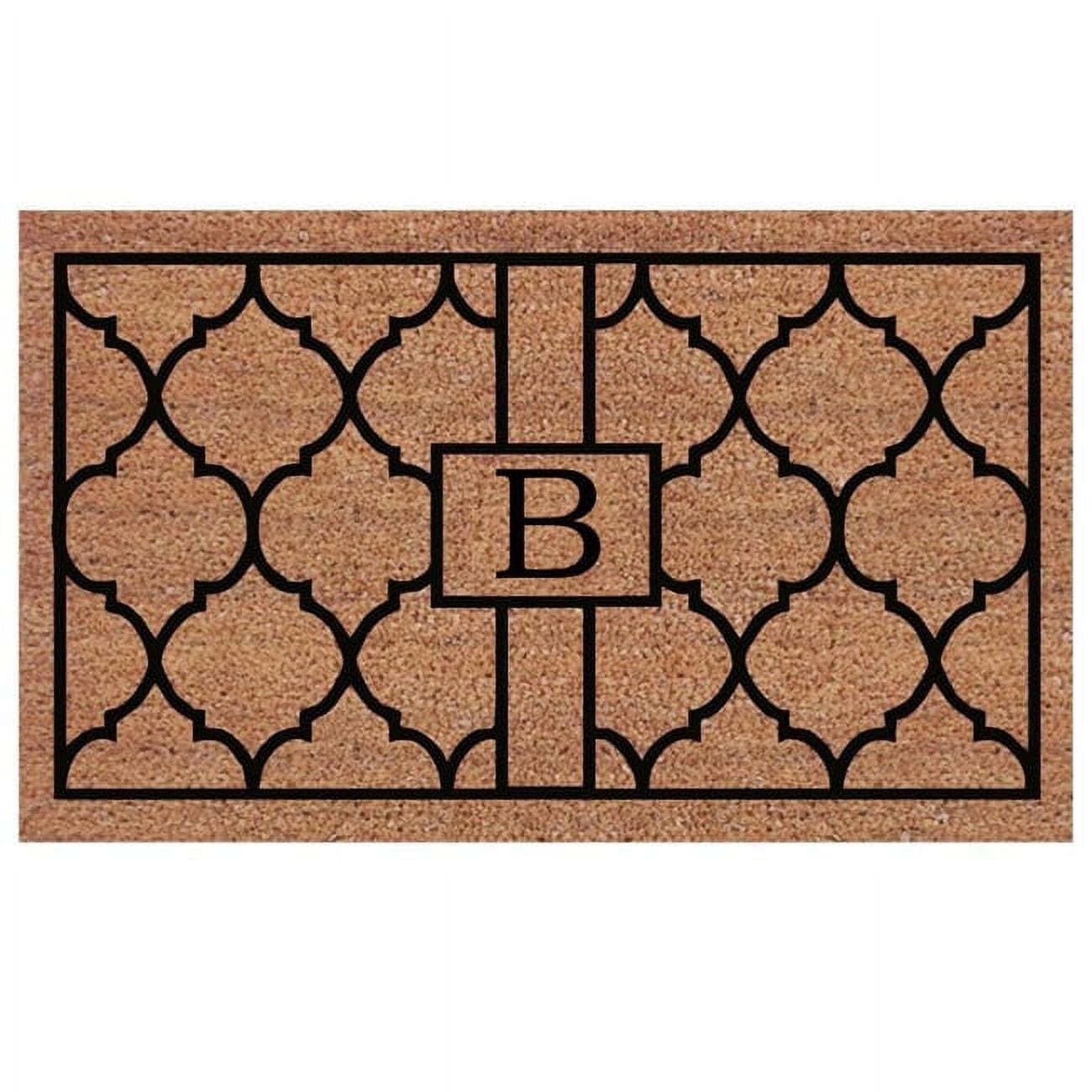 Calloway Mills Pantera Monogram Outdoor Doormat, Extra-thick 2' x 3' (Letter B)