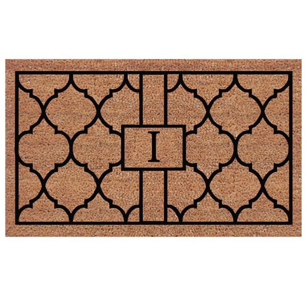 Calloway Mills Pantera Monogram Outdoor Doormat, Extra-thick 2' x 3' (Letter I)