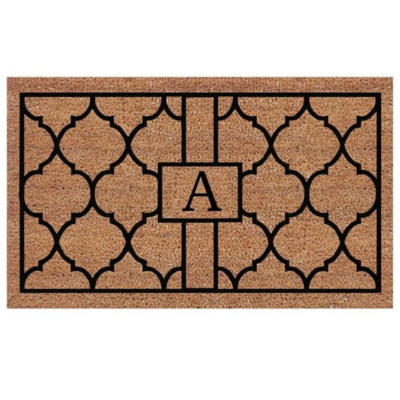 Calloway Mills Pantera Monogram Outdoor Doormat, Extra-thick 2' x 3' (Letter Z)