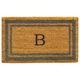 thumbnail image 1 of Calloway Mills Periwinkle Border 24" x 36" Monogram Outdoor Doormat (Letter B), 1 of 1