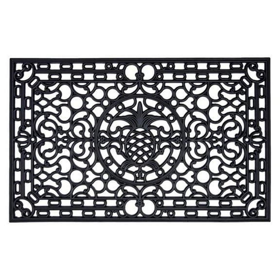Calloway Mills Pineapple Heritage Rubber Outdoor Doormat 2'6 x 4'