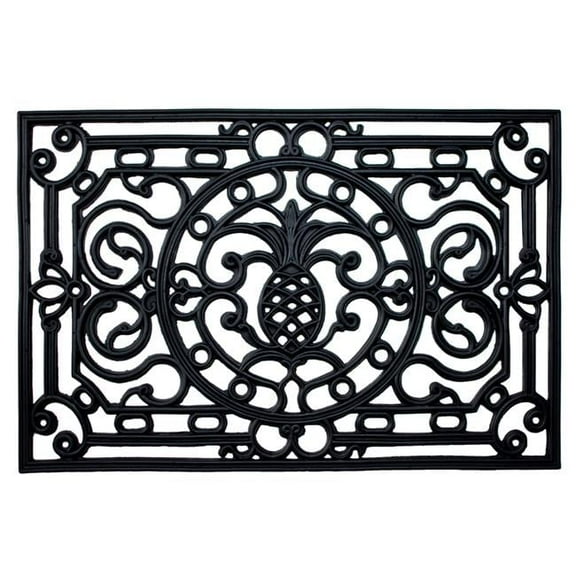 Calloway Mills Pineapple Heritage Rubber Outdoor Doormat 2' x 3'