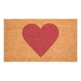 thumbnail image 1 of Calloway Mills Pink Heart Doormat, 36" x 72", 1 of 8