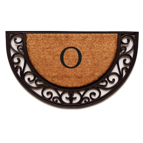 Calloway Mills Plantation Arch Monogram Outdoor Doormat 18" x 30" (Letter O)