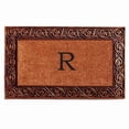 thumbnail image 1 of Calloway Mills Prestige Bronze Monogram Outdoor Doormat 18" x 30" (Letter R), 1 of 5