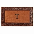 thumbnail image 1 of Calloway Mills Prestige Bronze Monogram Outdoor Doormat 18" x 30" (Letter T), 1 of 5