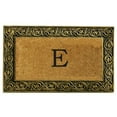 thumbnail image 1 of Calloway Mills Prestige Gold Monogram Outdoor Doormat 18" x 30" (Letter E), 1 of 5