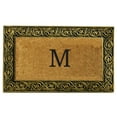 thumbnail image 1 of Calloway Mills Prestige Gold Monogram Outdoor Doormat 18" x 30" (Letter M), 1 of 2