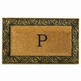 thumbnail image 1 of Calloway Mills Prestige Gold Monogram Outdoor Doormat 18" x 30" (Letter P), 1 of 2