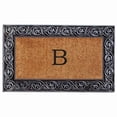 thumbnail image 1 of Calloway Mills Prestige Silver Monogram Outdoor Doormat 18" x 30" (Letter B), 1 of 5
