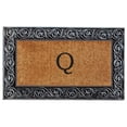 thumbnail image 1 of Calloway Mills Prestige Silver Monogram Outdoor Doormat 18" x 30" (Letter Q), 1 of 5