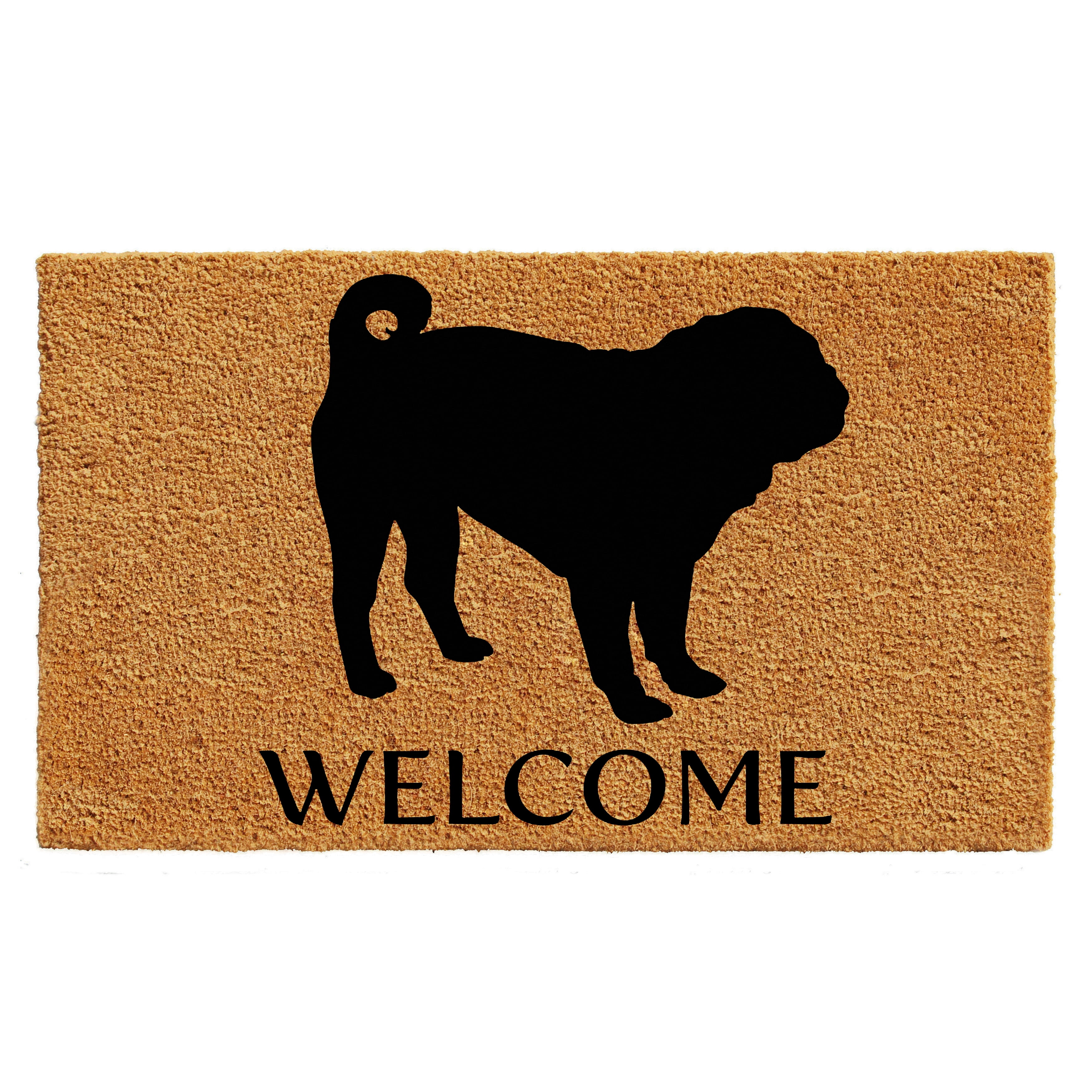 Calloway Mills Pug Outdoor Doormat 24" x 36"