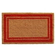 thumbnail image 1 of Calloway Mills Red Border Outdoor Doormat 18" x 30", 1 of 1