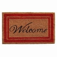 thumbnail image 1 of Calloway Mills Red Border Welcome Outdoor Doormat 18" x 30", 1 of 1