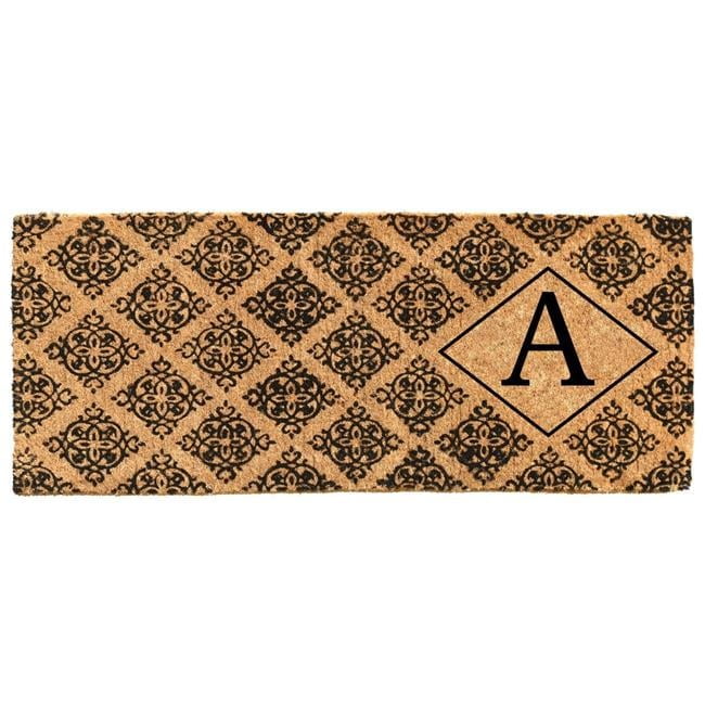 Calloway Mills Regency Monogram Outdoor Doormat 18" x 46" x 1.5" (Letter A)