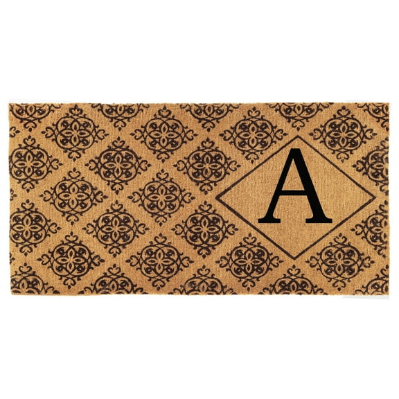 Calloway Mills Regency Monogram Outdoor Doormat 3' x 6' x 1.5" (Letter A)