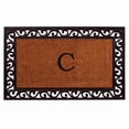 thumbnail image 1 of Calloway Mills Rembrandt Monogram Outdoor Doormat 18" x 30" (Letter C), 1 of 5