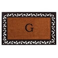 thumbnail image 1 of Calloway Mills Rembrandt Monogram Outdoor Doormat 22" x 36" (Letter G), 1 of 5