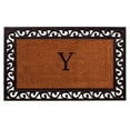 thumbnail image 1 of Calloway Mills Rembrandt Monogram Outdoor Doormat 22" x 36" (Letter Y), 1 of 5