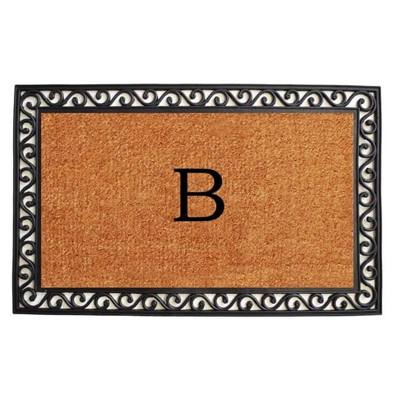 Calloway Mills Rembrandt Monogram Outdoor Doormat 30" x 48" (Letter B)