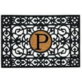 thumbnail image 1 of Calloway Mills Rubber Monogram Outdoor Doormat 2' x 3' (Letter P), 1 of 5