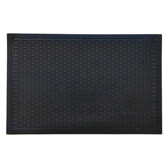 Calloway Mills Rubber Ridge Scraper Outdoor Doormat 22" x 34"