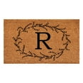 thumbnail image 1 of Calloway Mills Rustic Leaf Vine Monogrammed Doormat, 30" x 48" (Letter R), 1 of 5
