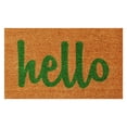thumbnail image 1 of Calloway Mills Script Hello Outdoor Coir Doormat, 24" x 36", 1 of 2