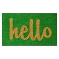 thumbnail image 1 of Calloway Mills Script Hello Outdoor Coir Doormat, 24" x 36", 1 of 2