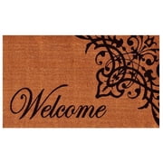 Calloway Mills Scroll Welcome Outdoor Doormat 17" x 29"