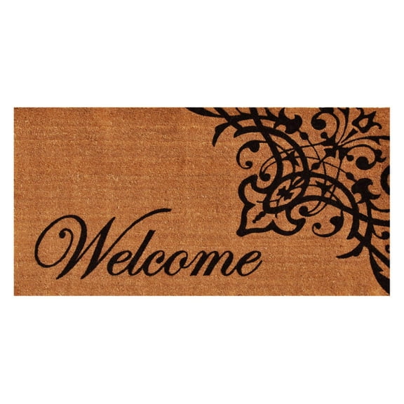 Calloway Mills Scroll Welcome Outdoor Doormat 2'6 x 4'