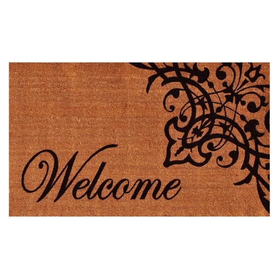 Calloway Mills Scroll Welcome Outdoor Doormat 2' x 3'