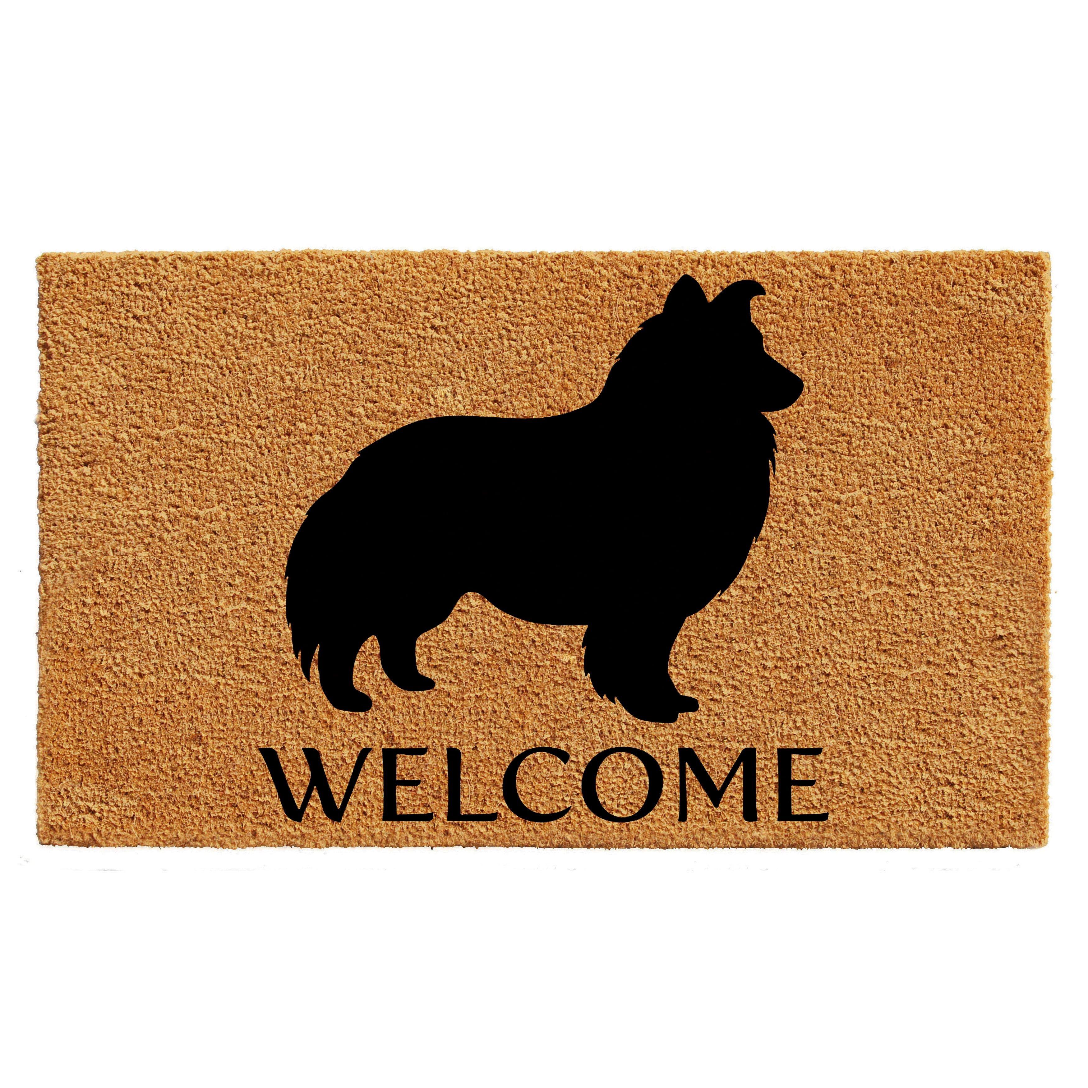 Calloway Mills Shetland Sheepdog Outdoor Doormat 17" x 29"