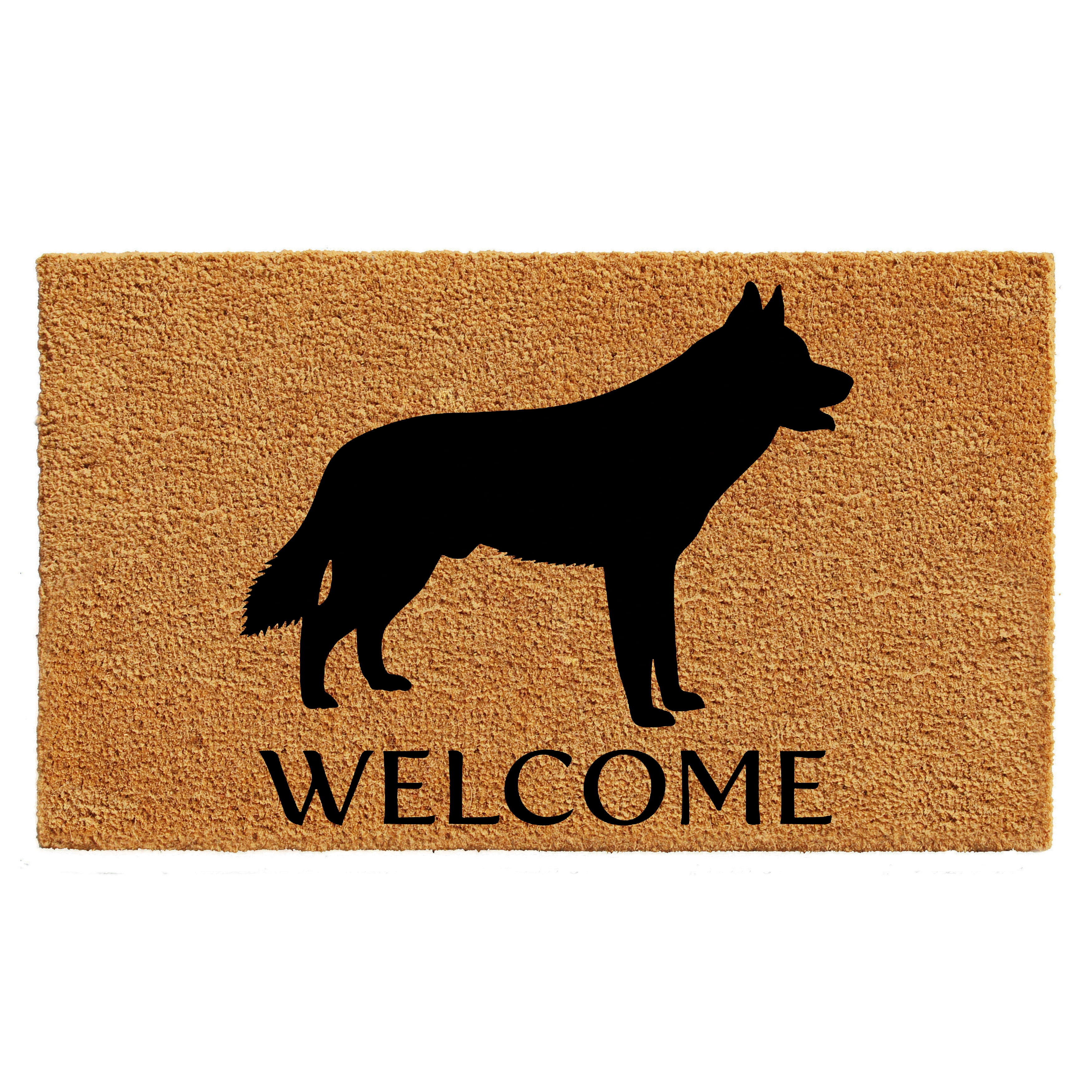 Calloway Mills Siberian Husky Outdoor Doormat 24" x 36"