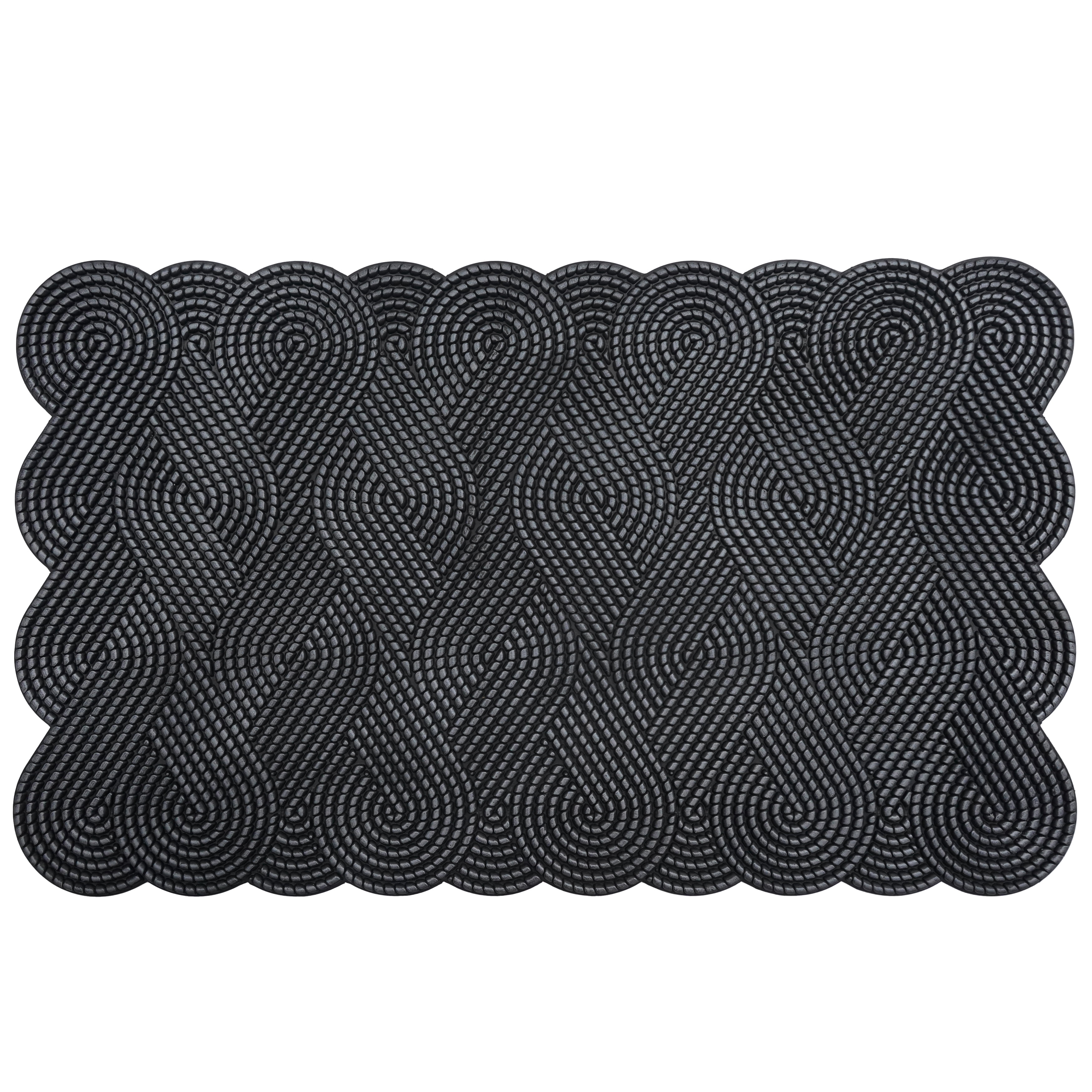 Calloway Mills Silver Knotted Rubber Mat 18 ''x 30''