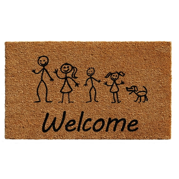 Calloway Mills Stick Family Outdoor Doormat 18" x 30"