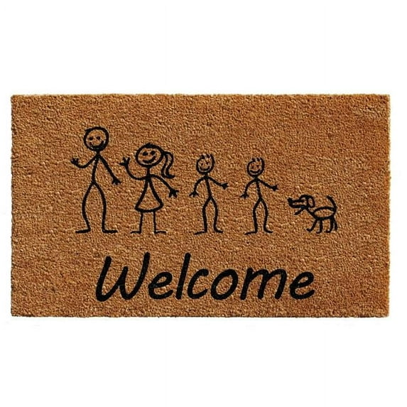 Calloway Mills Stick Family Outdoor Doormat 18" x 30"
