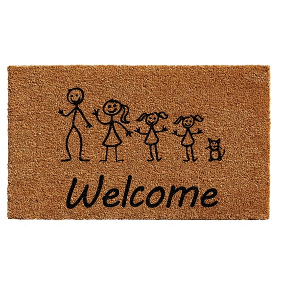 Calloway Mills Stick Family Outdoor Doormat 18" x 30"