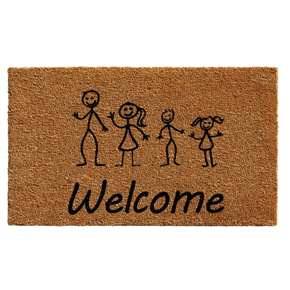 Calloway Mills Stick Family Outdoor Doormat 18" x 30"