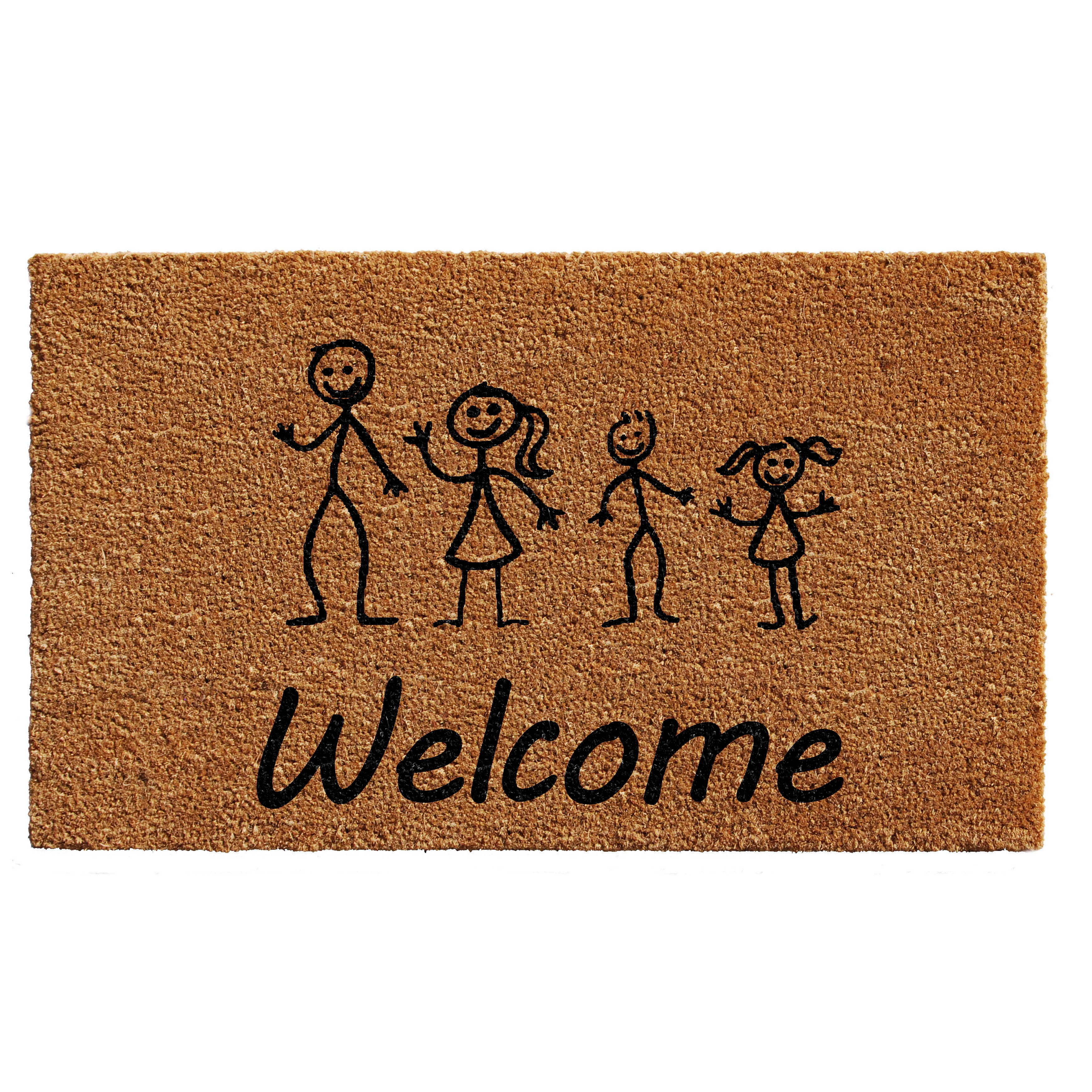 Calloway Mills Stick Family Outdoor Doormat 24" x 36"
