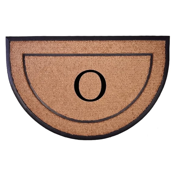 Calloway Mills The General Half-Circle Doormat, Letter (O, 30 X )