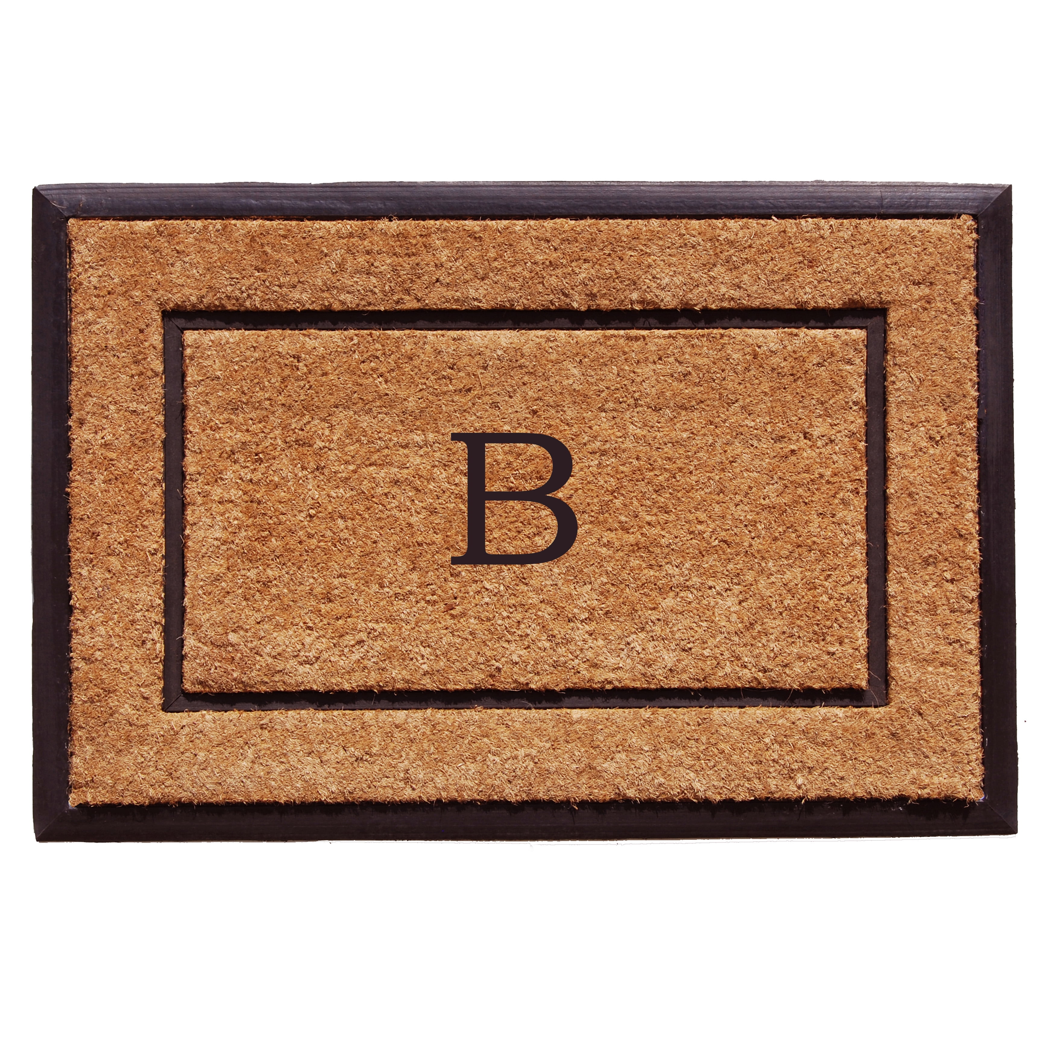 Calloway Mills The General Monogram Doormat, 18" x 30", Letter B