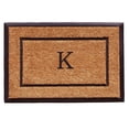thumbnail image 1 of Calloway Mills The General Monogram Doormat, 18" x 30", Letter K, 1 of 3