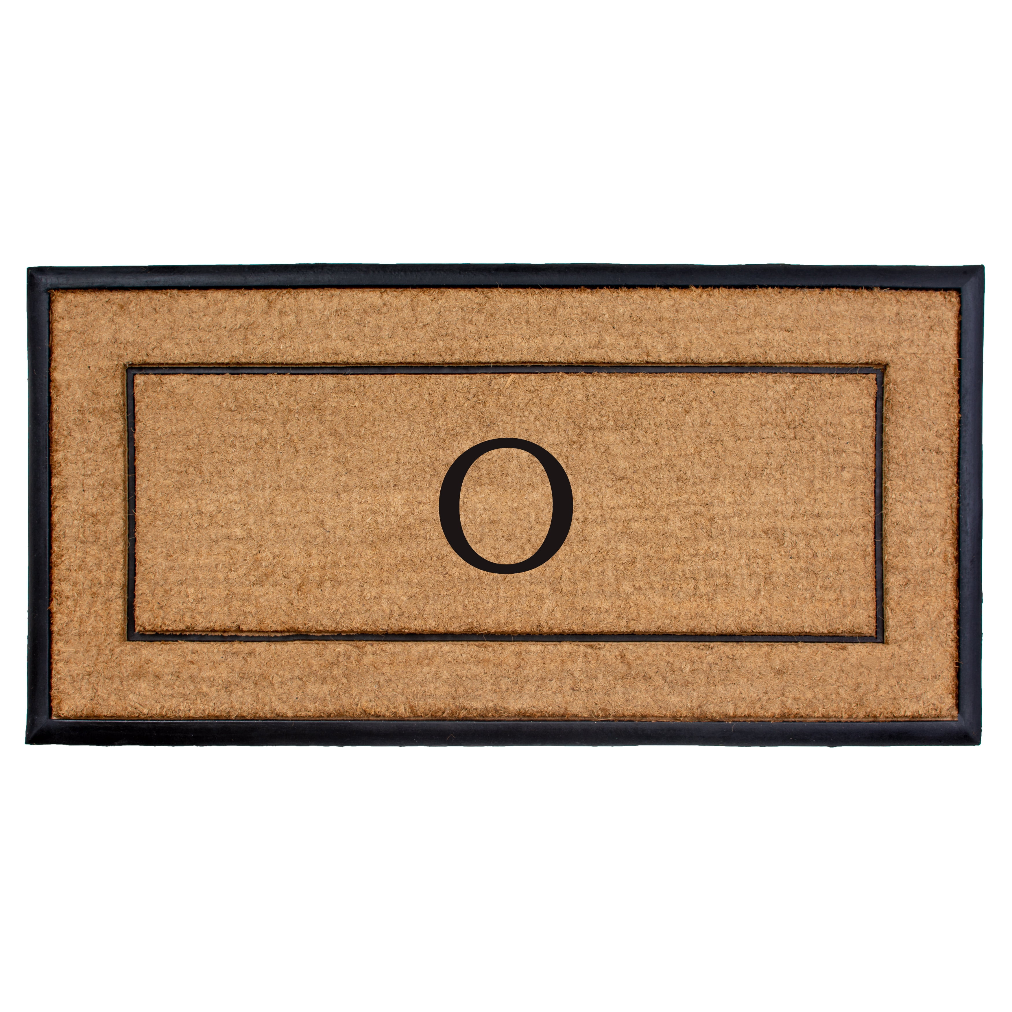 Calloway Mills The General Monogram Doormat, 24" x 48", Letter O