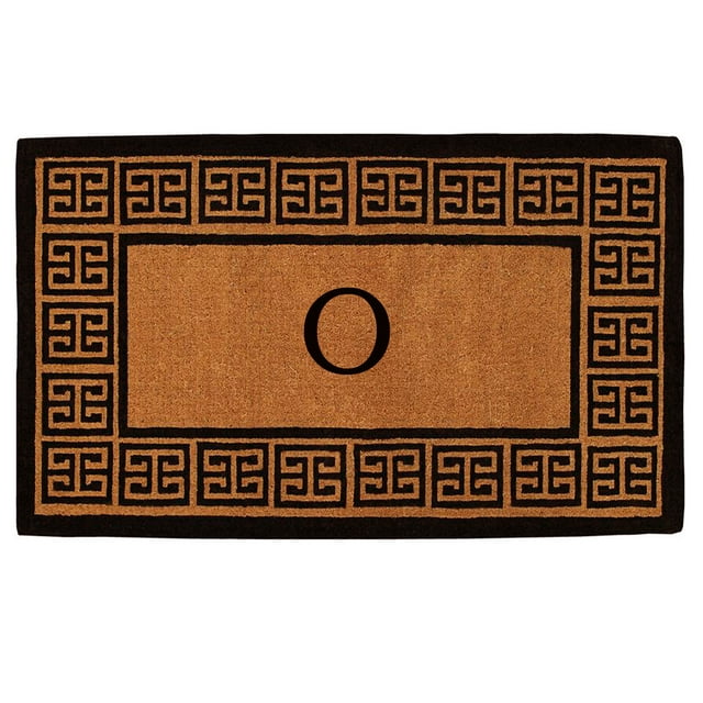 Calloway Mills The Grecian Monogram Outdoor Doormat, Extra-thick 2' x 3' (Letter O)