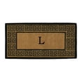 thumbnail image 1 of Calloway Mills The Grecian Monogram Outdoor Doormat, Extra-thick 3' x 6' (Letter L), 1 of 5