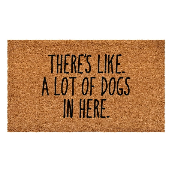 Calloway Mills There's like a lot of dogs here Doormat 24" x 48"