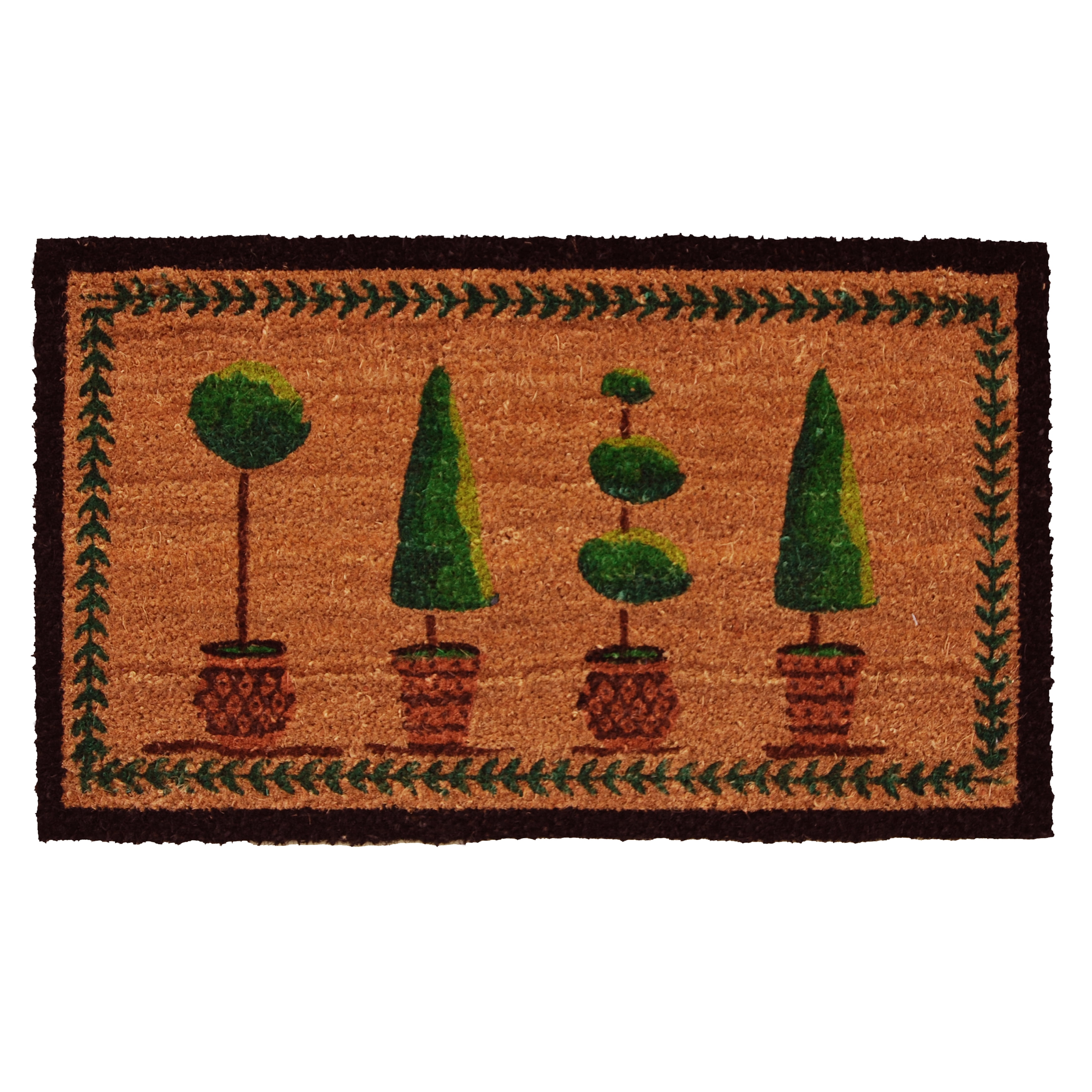 Calloway Mills Topiary Doormat, 24" x 36" - Walmart.com